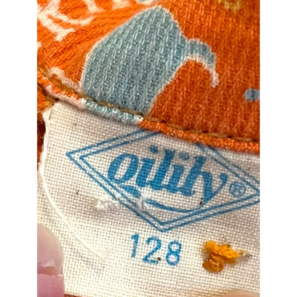 Chaqueta con botones Billy Jean de Oilily floral y a cuadros - Talla 128 (100 % algodón) Foto 4 de 4