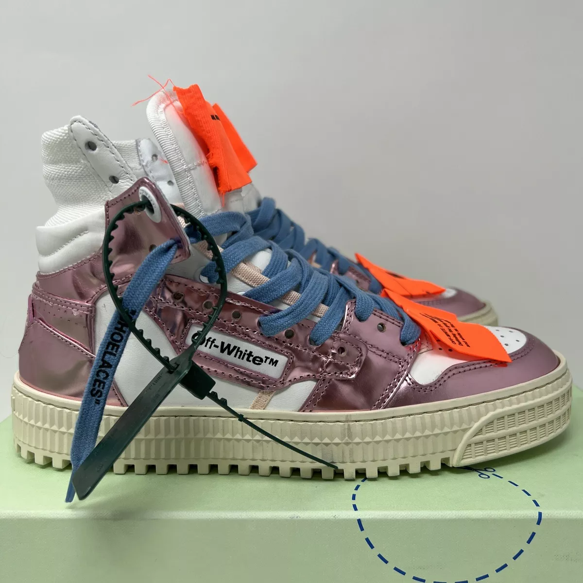 Off-White Off Court 3.0 Women's Sneakers Size 7 US / 37 EU Metallic Pink