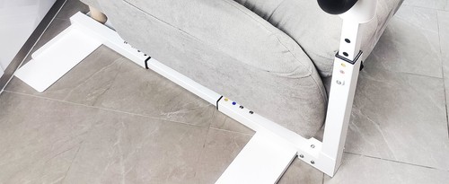 Auxiliary Standing Tray Table, 360° Height Adjustable Rotating TV Laptop Table - Picture 12 of 22