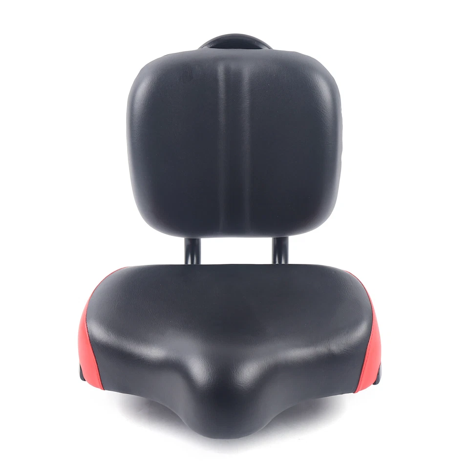 New Bicycle Saddle Comfortable Soft Scooter Seat Cushion with Backrest Bike Seat - Image 2 of 4