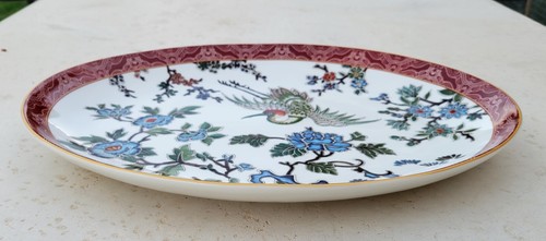 WILLIAM SONOMA CRANE COLLECTION STONEWARE OVAL PLATTER - Picture 4 of 7