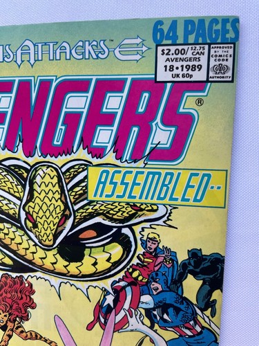 AVENGERS ANNUAL #18 (Marvel Comics, 1989) VF+ - Picture 5 of 11