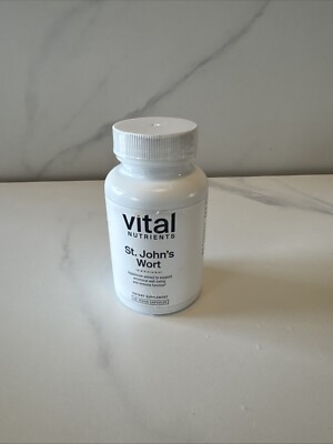 Vital Nutrients St. John's Wort 90 Vegan Capsules Emotion & Immune Support 4/26