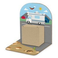 Itenga Geldgeschenk Verpackung Gutschein Wohnmobil Zum Aufstellen Geschenkbox