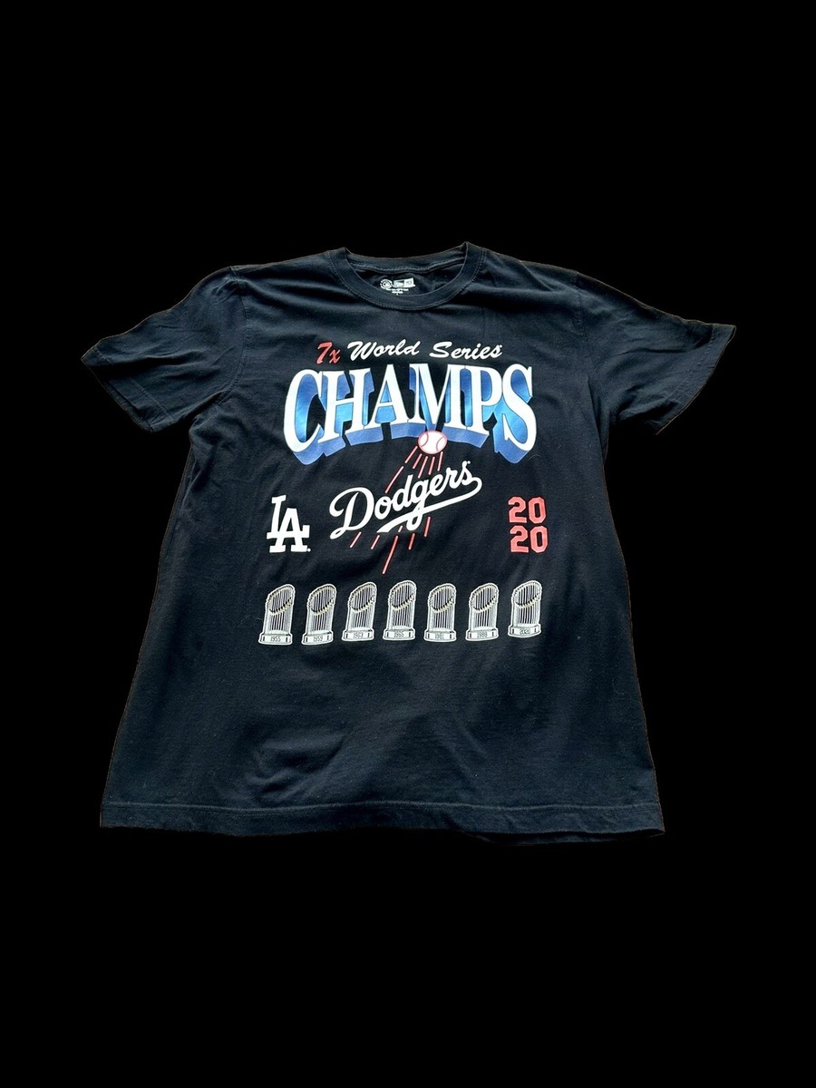 ■New Era■ MLB LA Dodgers World Series Champions T-Shirt Wh New Era LA Dodgers World Series Champions 2020 Black T-Shirt