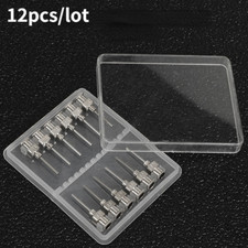 12pcs/lot Blunt Tip Dispenser Needles Stainless Steel Needle Glue Adhesive 0.5in