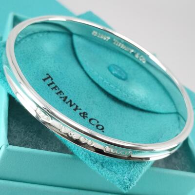 Tiffany & Co. シルバー925 バングル 1925 1837 Tiffany & Co.1837 Narrow Bangle Bracelet Sterling Silver 925