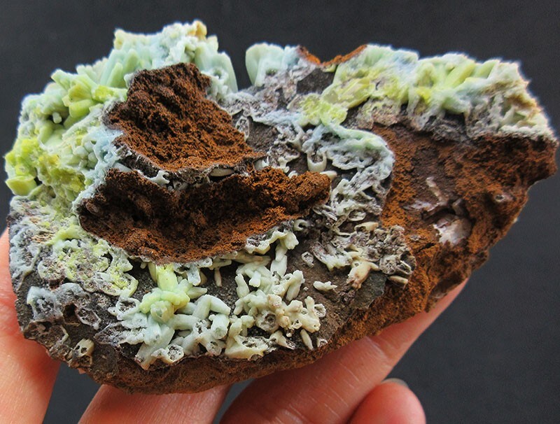 120g rare green/blue Plumbogummite crystal mineral specimen,China! eBay