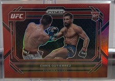 CHRIS GUTIERREZ 2023 Panini UFC Prizm RED ROOKIE 081/199