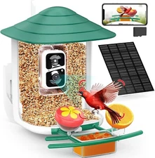 birdsnap® AI Smart Bird Feeder 2K Camera, 32G SD Card. Bird Watching/Watcher WOW