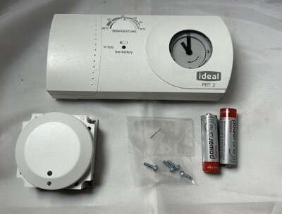 Ideal 207675 RF mechanisches programmierbares Raumthermostat-Set 24 Stunden PRT 2 neu in OVP