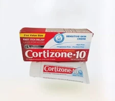 Cortizone 10 Maximum Strength SENSITIVE SKIN Anti-Itch Relief Cream 2oz 02/2026