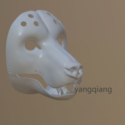 Fursuit Realistic Bear (3D Printed Skull) Role-playing Beast Design Model