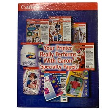 Sealed Canon Specially photo paper 8-sheets 8.5  x11  