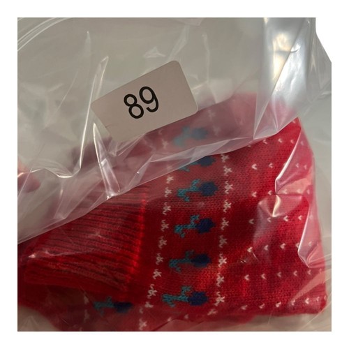 VTG Rags Knitwear LTD Heart Sweater Size 2T Knit Pullover Red Blue - Picture 8 of 8