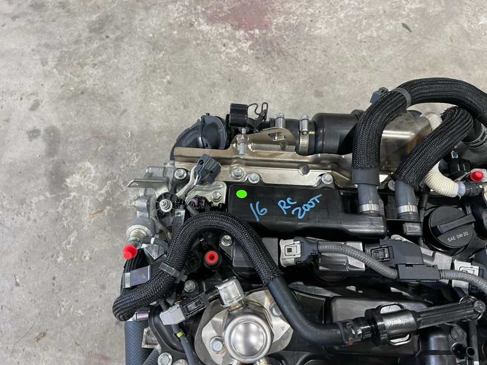 Motor Lexus RC200T 2015-2019 completo con montaje de motor turbo 63 k OEM 15-19 Foto 2 de 4