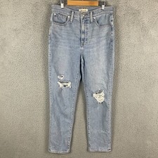 MADEWELL Jeans Womens 28 Blue The Perfect Vintage Jean High Waist Light Wash