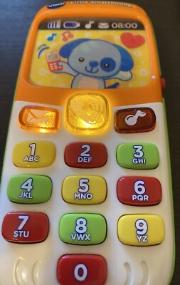 Vtech Little Smart Phone Pretend Phone For Toddlers Talks Sings Chats Lights Up