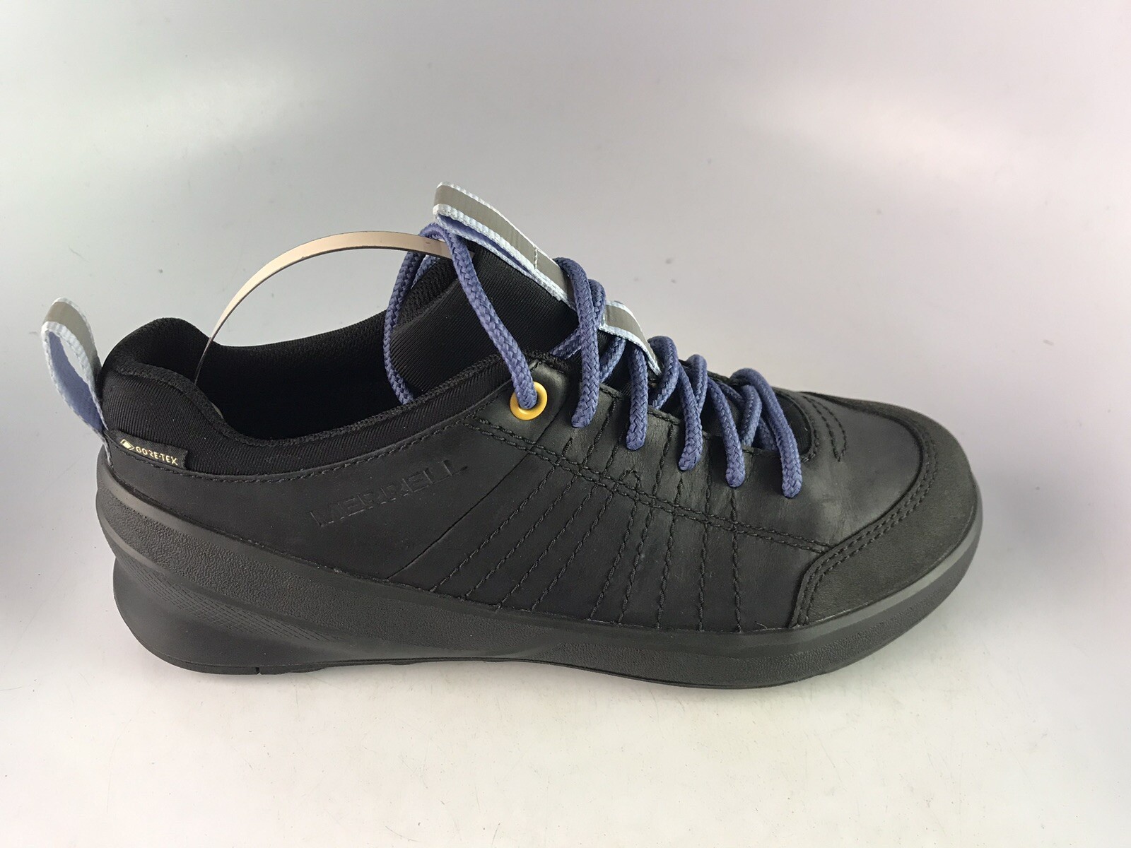 Scarpa da trekking Merrell donna Ascent Ride Gore tex in pelle nera taglia 6 US