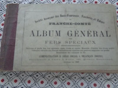 FRANCHE COMTE ALBUM GENERAL DE FONDERIE BESANCON 1883 - Photo 1/4