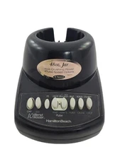 Hamilton Beach 50120 10-Speed Black Blender Black BASE ONLY Tested Working