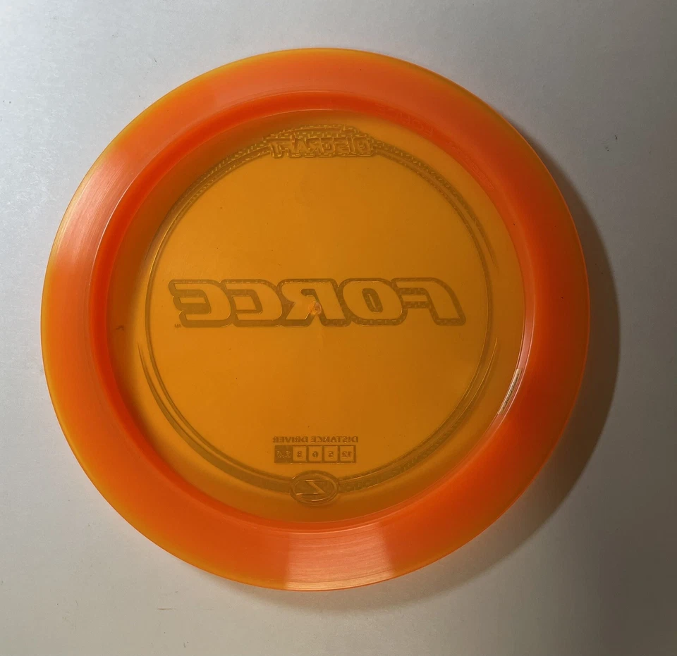 Discraft Z Force Distance Driver Orange with Red Checker Stamp Disc Golf, 176 g - Image 4 of 4