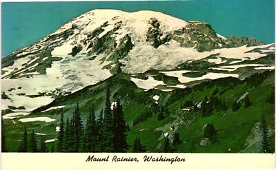 VTG Postcard- Mount Rainier, Mt. Rainier National Park, WA Unused 1960