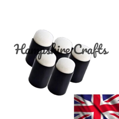 X5 Finger Stempel Schwamm Daubers Farbe Stempelkissen Scrapbooking Malwerkzeug UK