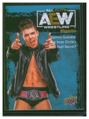 DARBY ALLIN 2021 UPPER DECK AEW FIRST EDITION MAGAZINE BASE #87