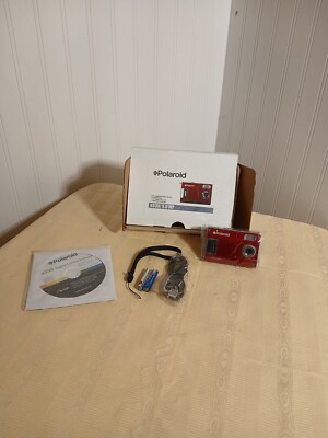 Polaroid A330 5.0MP Digital Camera - Red- New In Box