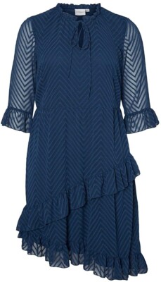 Junarose 265562 Women's Plus-Size Moniwa Quarter Sleeve Below Knee Dress Size 18