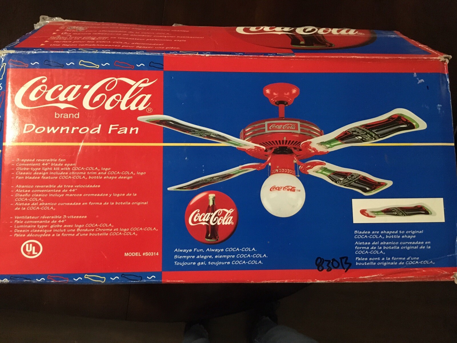 Coca Cola Ceiling Fan Coke Home Wall Decor For Sale Online Ebay