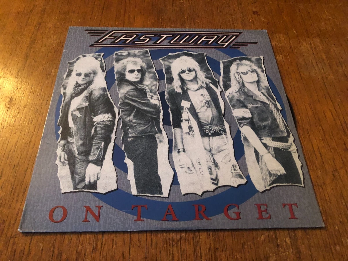 FASTWAY On Target LP Vinyl 1989 US 1st Press RARE Motörhead Lea
