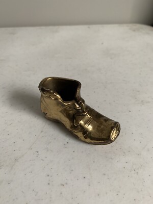 Peerage Read Brassware At Its Best Collectible Shoe/Boot Ireland Weighs 8.3oz