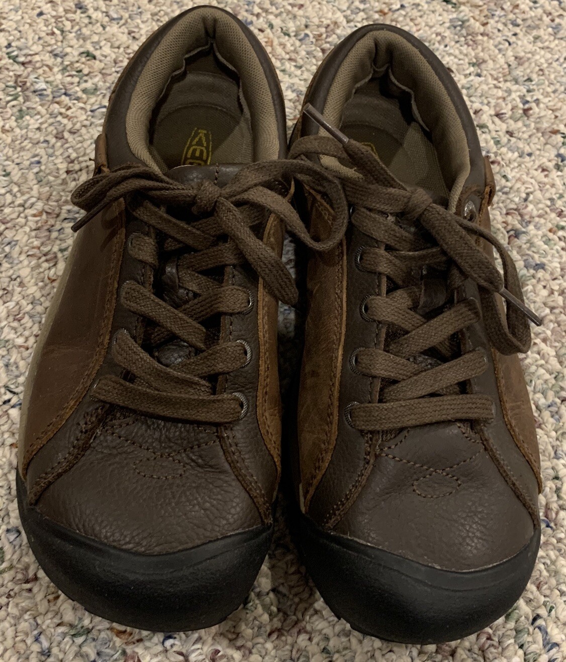 KEEN Scarpe stringate da trekking da donna appassionate pelle marrone taglia 7