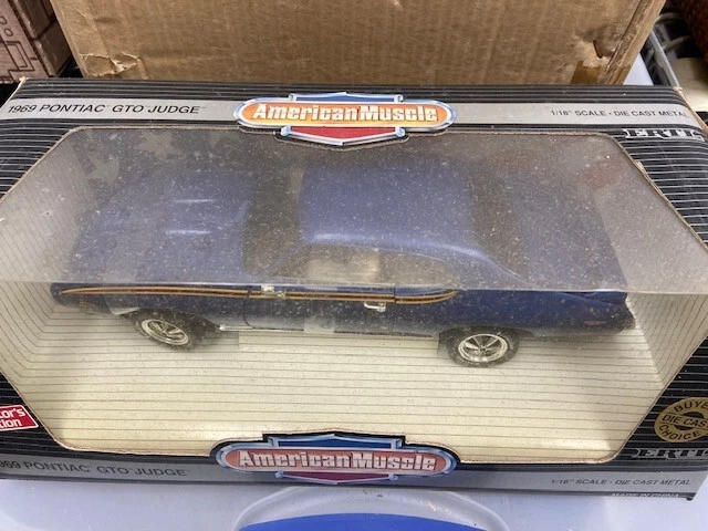 Pontiac GTO Judge 1969 auto deportivo 1/18 American Muscle caja nueva en caja Foto 3 de 4
