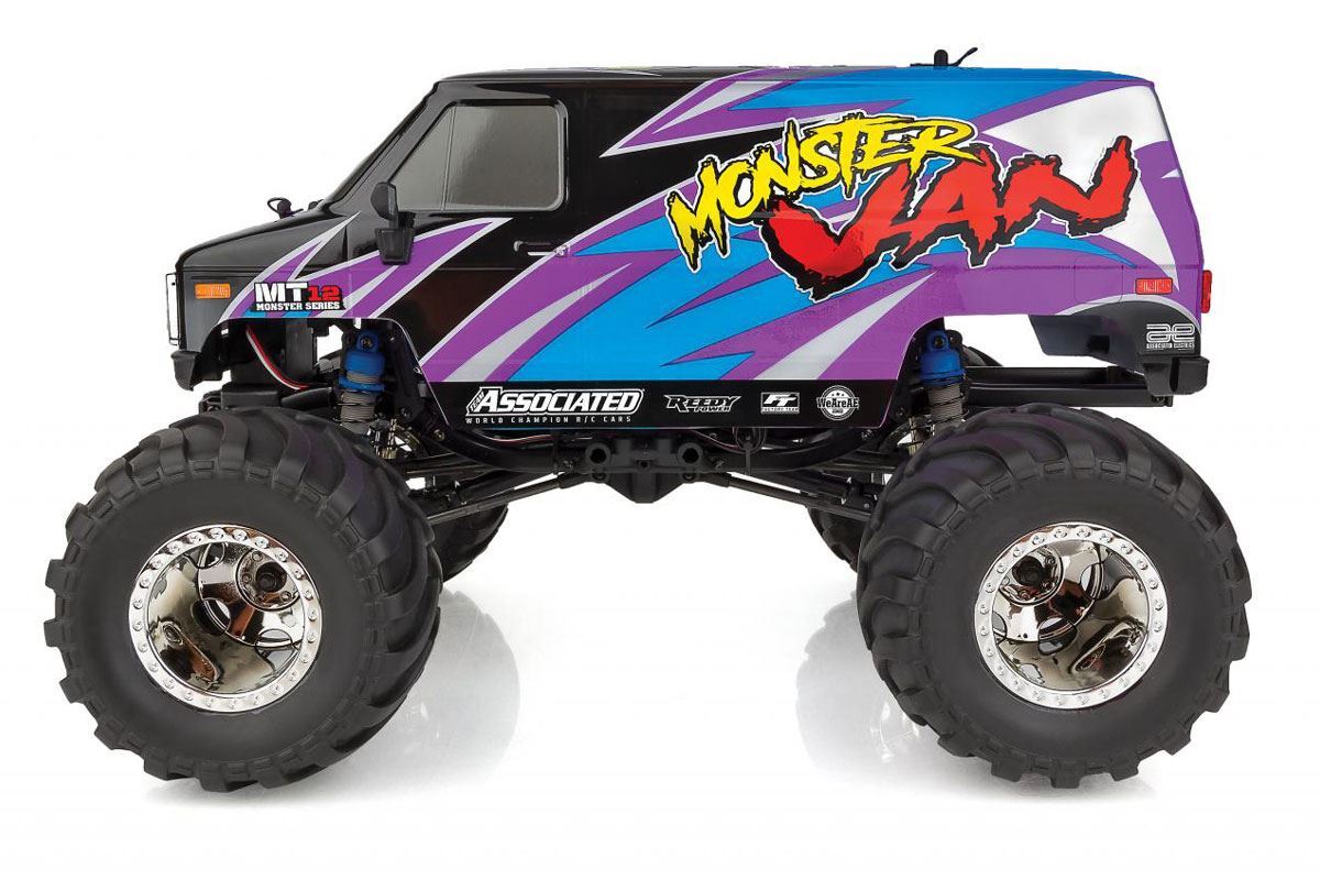 ホビーラジコン ASSOCIATED MT12 MONSTER VAN 4WD Team Associated MT12 Monster Van 4WD RTR Electric Monster