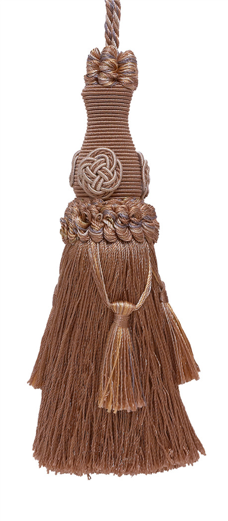 Elegant Key Tassel accented w/ Rosette & Tassels, Color 7245 [Sold Individually]