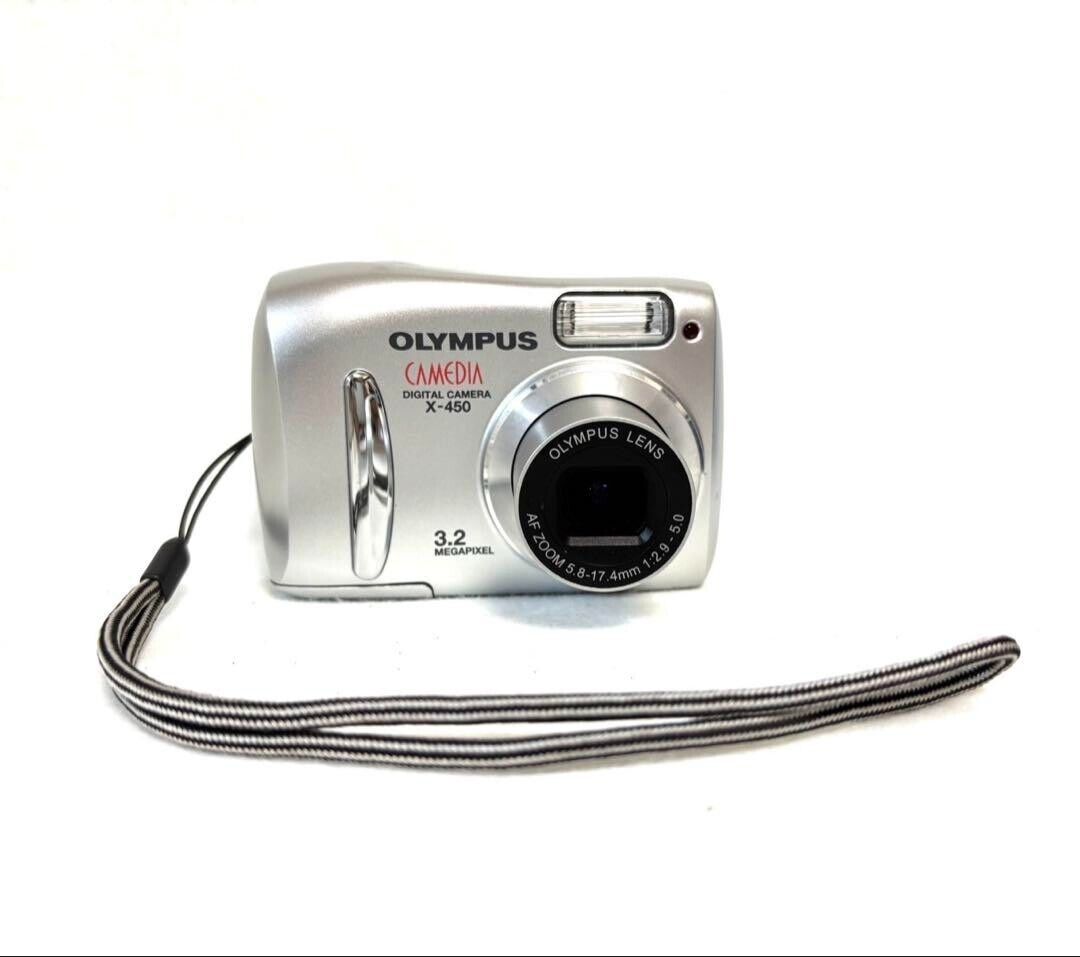 OLYMPUS CAMEDIA X-450 Compact Digital Camera Silver Tested OLYMPUS CAMEDIA X-450 Compact Digital Camera Silver Tested