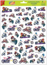 A4 Sticker Sheet Motor Bikes for Scrapbooking Cardmaking over 50 Stickers NEW