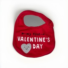 Baby 'My First Valentine's Day' Bib - Just One You  Made by Carter's Red