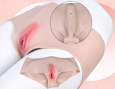 Silicone Fake Vagina Pants Underwear Transgender Panties For Crossdresser