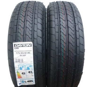 2 x DAYTON 175/65 R14C 90/88T VAN  Sommerreifen 2018 VOLL