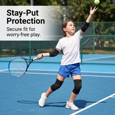 Kids Knee Pads and Elbow Pads Set for Cycling, Basketball, and Roller Skating