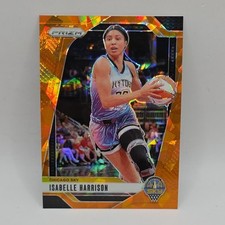 2024 PRIZM WNBA Isabelle Harrison ORANGE CRACKED ICE PRIZM #6 - Sky