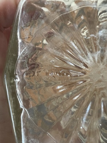 Vintage RECNO Clear Glass Decanter 1950’s Mid Century with Stopper and Label - Picture 13 of 15