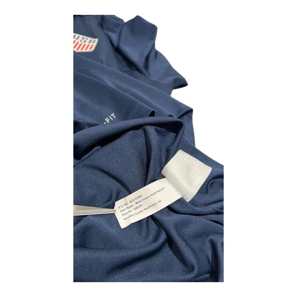 Camisa polo Nike Golf Para hombre Grande Dri-FIT EE. UU. Equipo Rendimiento Patriótico Foto 4 de 4