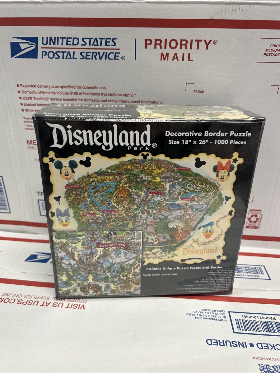 Disneyland Decorative Border Jigsaw Puzzle 18 X 26 Inches for sale