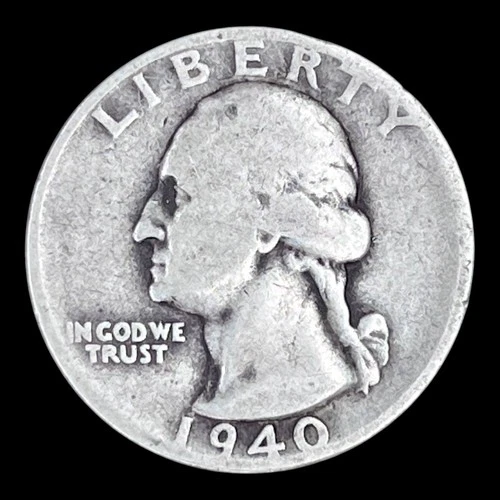 1940-S Washington Silver Quarter