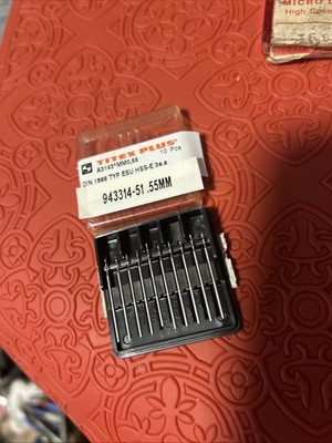 Titex Cobalt Micro Drill Set Of 10 A3143 943314-51 0.55mm HSS-E  (G39)